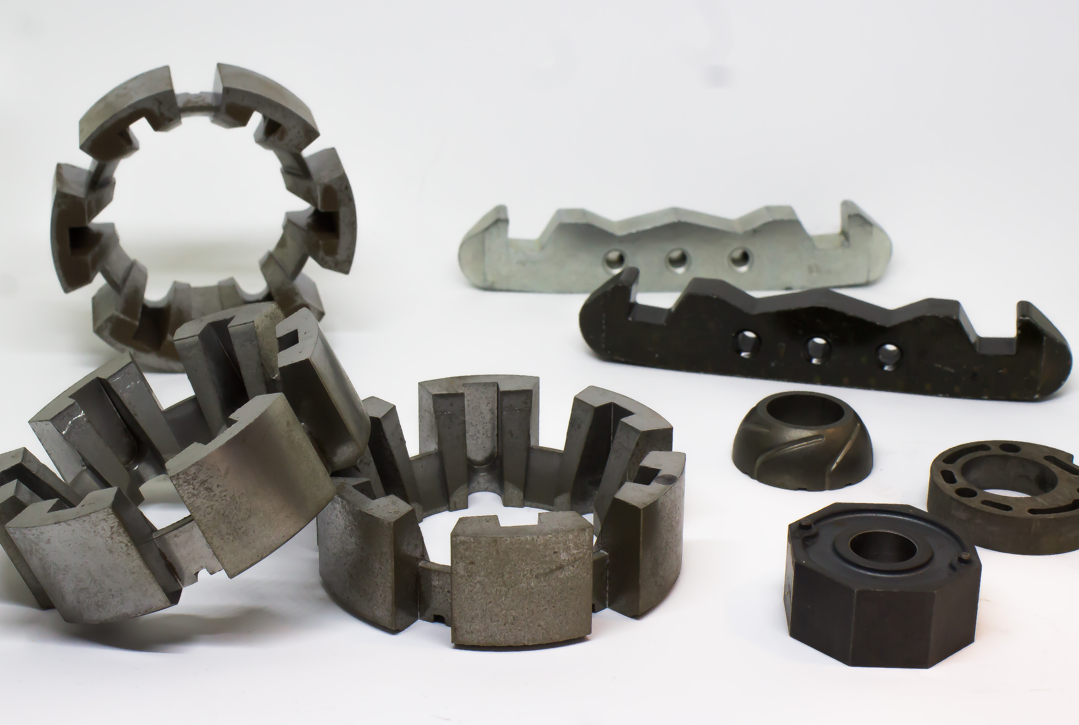 iron, stainless steel powdered metal structural parts